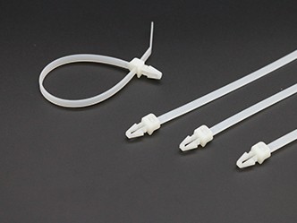 Panel mounting cable ties