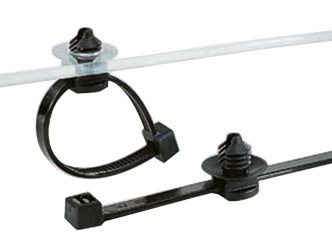 Two pieces Fixing Ties with Fir Tree,with Disc for Round hold