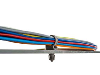 One piece fixing Ties with Arrow head, with Disc for Oval hole